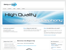 Tablet Screenshot of belgium-voip.com